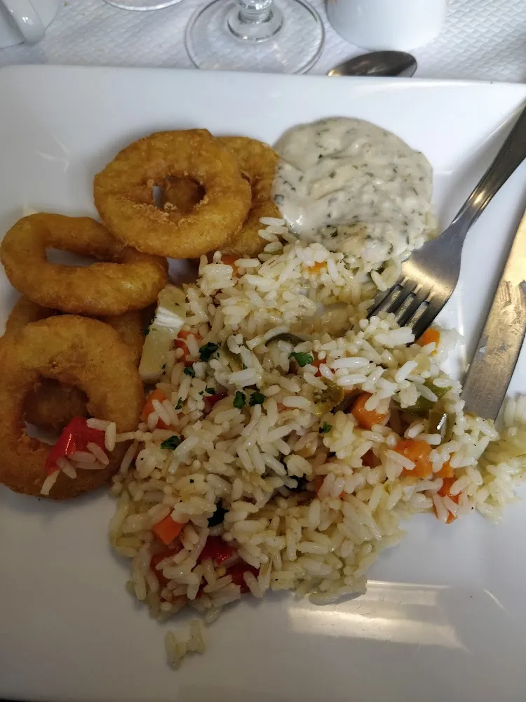 Calamars A la Romaine Et Riz